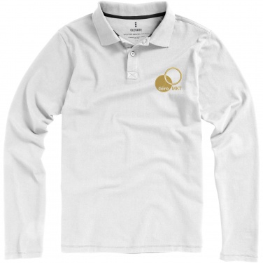 Logotrade promotional gift image of: Oakville long sleeve men's polo