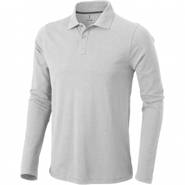 Logo trade promotional products picture of: Oakville long sleeve men's polo