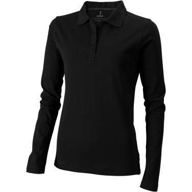 Logotrade promotional giveaway image of: Oakville long sleeve women's polo