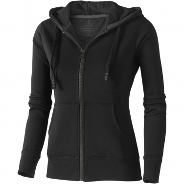 Logo trade promotional merchandise image of: Arora women's full zip hoodie