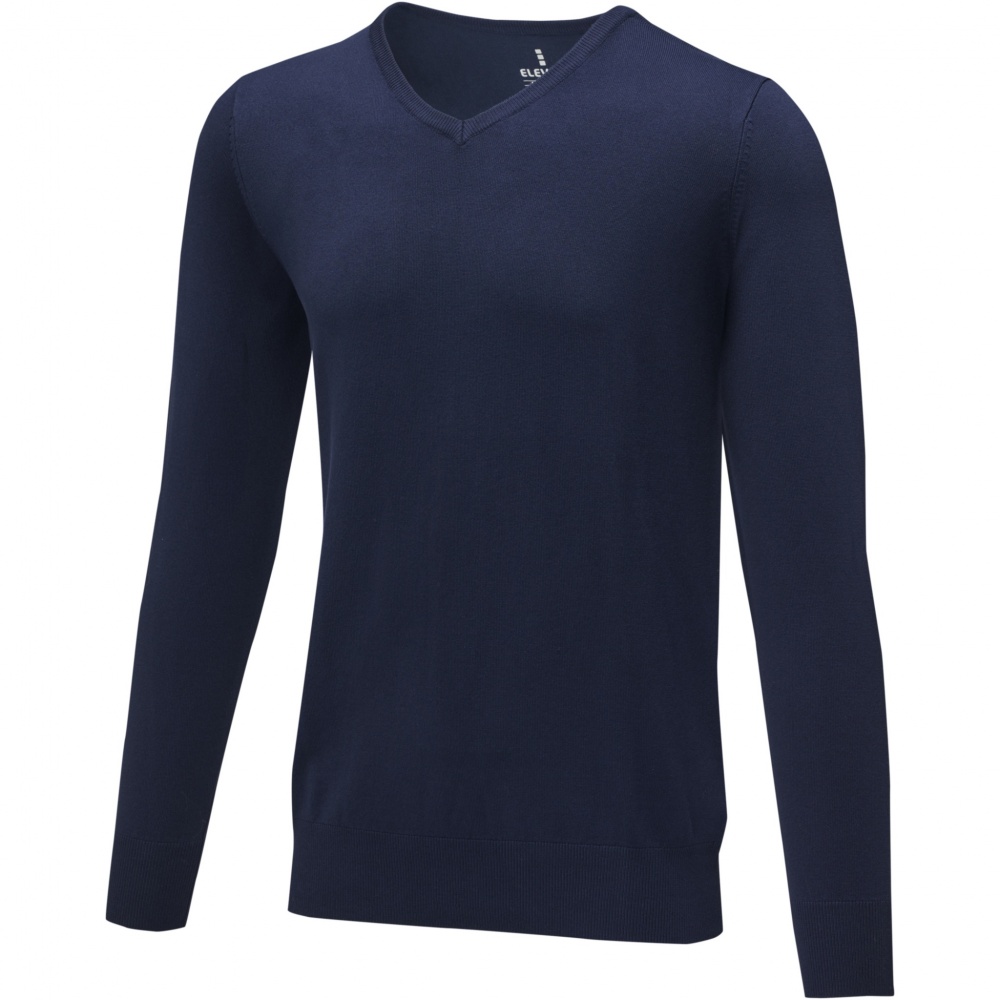 Logo trade promotional giveaways image of: Stanton men's v-neck pullover