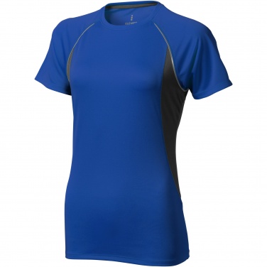 Logo trade promotional giveaways picture of: Quebec short sleeve women's cool fit t-shirt