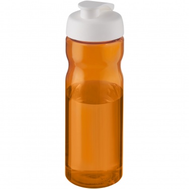 Logo trade promotional item photo of: H2O Active® Eco Base 650 ml flip lid sport bottle