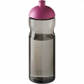 H2O Active® Eco Base 650 ml dome lid sport bottle, Charcoal / Magenta