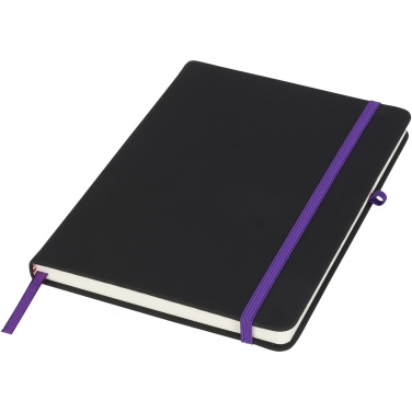 Logo trade promotional merchandise image of: Noir medium notebook