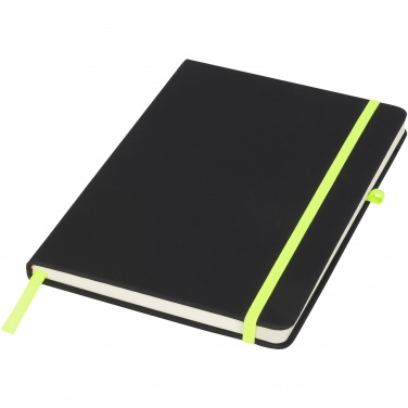 Logo trade corporate gifts image of: Noir medium notebook