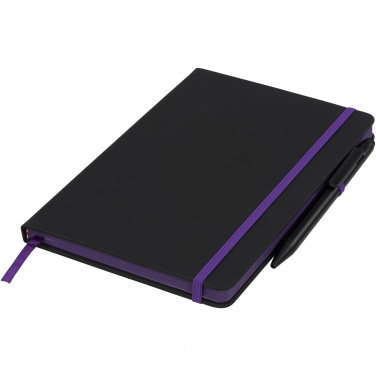 Logo trade corporate gift photo of: Noir Edge medium notebook