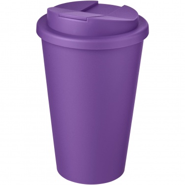 Logo trade business gifts image of: Americano® 350 ml tumbler with spill-proof lid