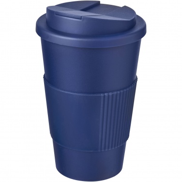 Logotrade business gift image of: Americano® 350 ml tumbler with grip & spill-proof lid