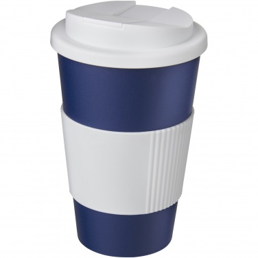 Logo trade promotional gifts image of: Americano® 350 ml tumbler with grip & spill-proof lid