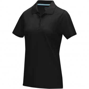 Logotrade promotional giveaway picture of: Graphite short sleeve women’s organic polo