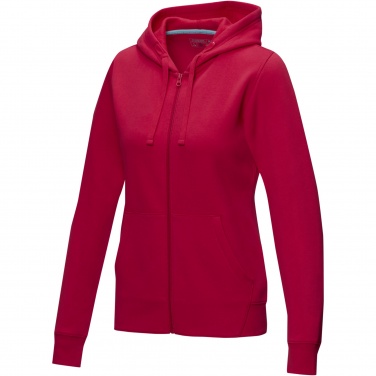 Logotrade business gift image of: Ruby women’s organic recycled full zip hoodie