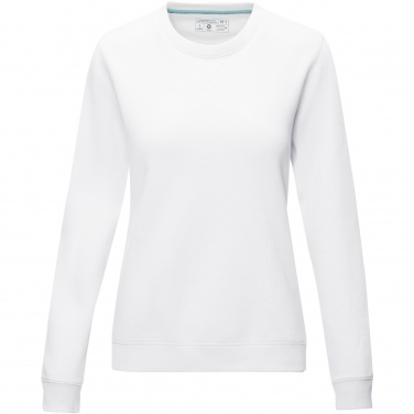 Logo trade advertising products picture of: Jasper women’s organic recycled crewneck sweater