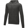 Theron men’s full zip hoodie, Storm grey