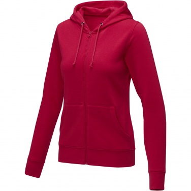 Logo trade advertising product photo of: Theron women’s full zip hoodie