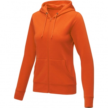 Logo trade promotional giveaway photo of: Theron women’s full zip hoodie