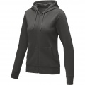 Theron women’s full zip hoodie, Storm grey