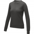 Zenon women’s crewneck sweater, Storm grey