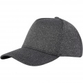 Manu 5 panel stretch cap, Charcoal