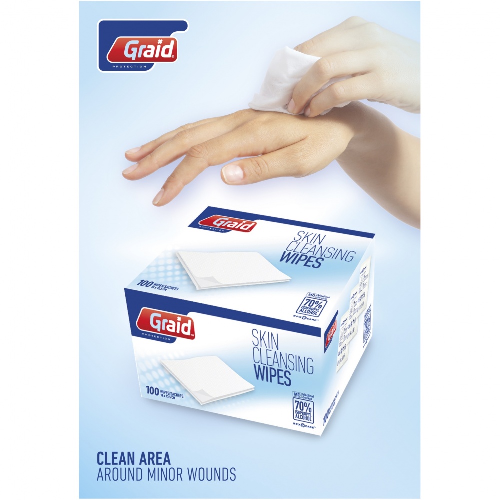 Logo trade promotional gifts image of: Elisabeth cleansing wipes