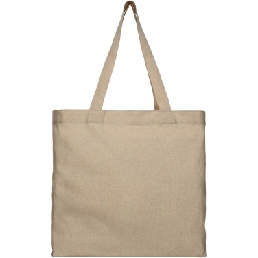 Logo trade promotional gifts image of: Pheebs 210 g/m² recycled gusset tote bag 13L