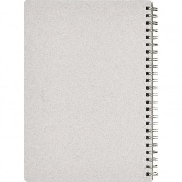 Logo trade promotional products image of: Bianco A5 size wire-o notebook