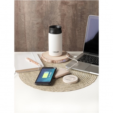 Logotrade promotional gift image of: Naka 5W wheat straw wireless charging pad