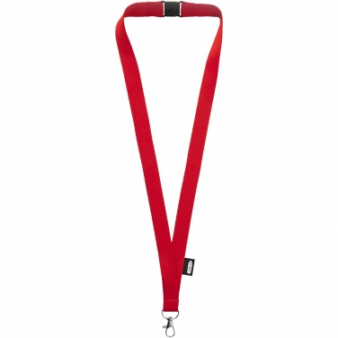 Logo trade promotional products image of: Tom recycled PET lanyard with breakaway closure