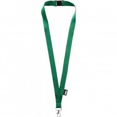 Logotrade advertising product picture of: Tom recycled PET lanyard with breakaway closure