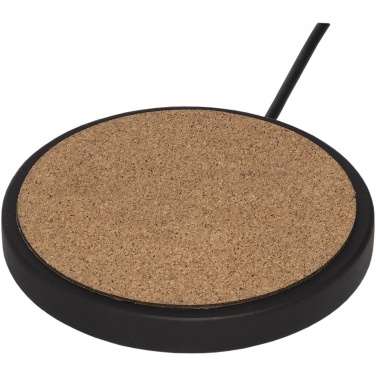 Logotrade advertising product image of: Kivi 10W limestone/cork wireless charging pad