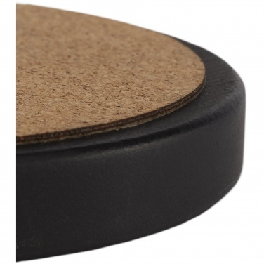 Logo trade advertising products image of: Kivi 10W limestone/cork wireless charging pad