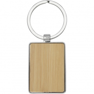 Logotrade promotional product image of: Neta bamboo rectangular keychain