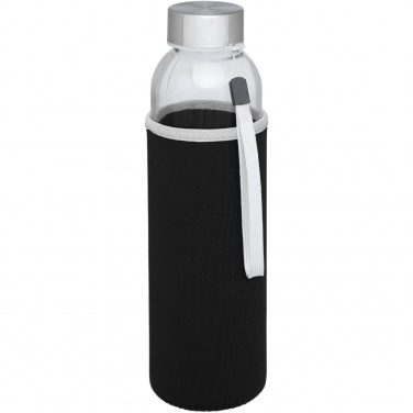 Logo trade promotional giveaways image of: Bodhi 500 ml glass water bottle