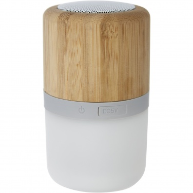 Logotrade promotional giveaway picture of: Aurea bamboo Bluetooth® speaker with light 