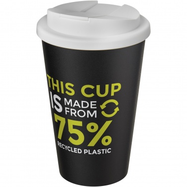 Logotrade promotional merchandise photo of: Americano® Eco 350 ml recycled tumbler with spill-proof lid