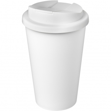 Logo trade promotional merchandise photo of: Americano® Eco 350 ml recycled tumbler with spill-proof lid