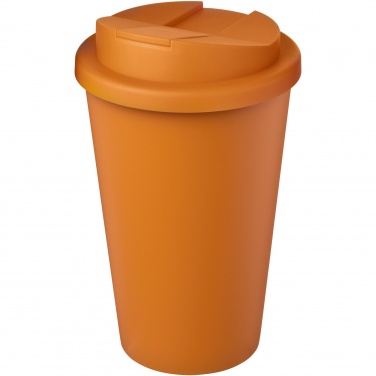 Logo trade promotional merchandise image of: Americano® Eco 350 ml recycled tumbler with spill-proof lid