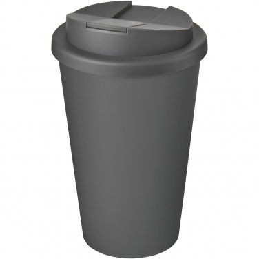 Logo trade promotional products image of: Americano® Eco 350 ml recycled tumbler with spill-proof lid