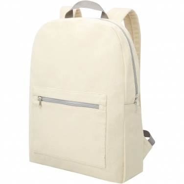 Logotrade promotional gift image of: Pheebs 450 g/m² recycled cotton and polyester backpack 10L