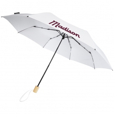 Logotrade promotional item picture of: Birgit 21'' foldable windproof recycled PET umbrella