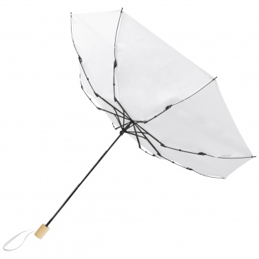 Logotrade promotional merchandise image of: Birgit 21'' foldable windproof recycled PET umbrella