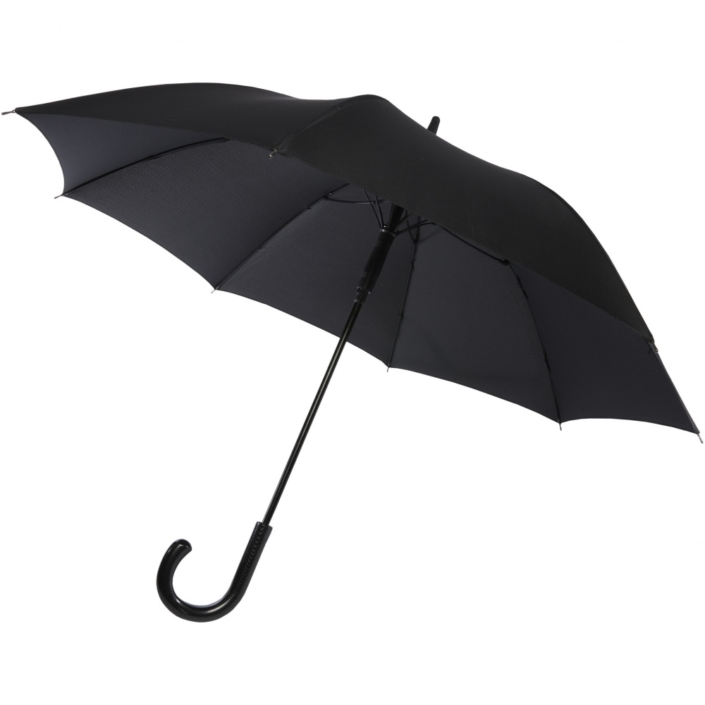 Logo trade promotional products picture of: Fontana 23" auto open umbrella with carbon look and crooked handle