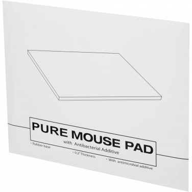 Logo trade business gifts image of: Pure mouse pad with antibacterial additive