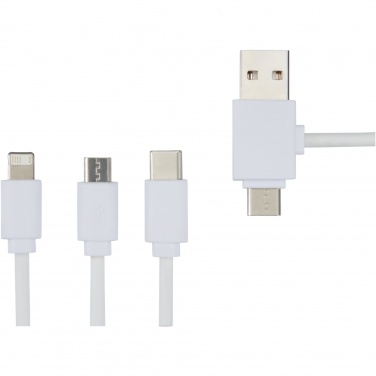 Logo trade advertising products picture of: Pure 5-in-1 charging cable with antibacterial additive