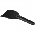 Chilly large recycled plastic ice scraper, Solid black