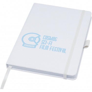 Logo trade promotional products picture of: Honua A5 recycled paper notebook with recycled PET cover