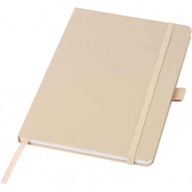 Logo trade promotional gifts image of: Honua A5 recycled paper notebook with recycled PET cover