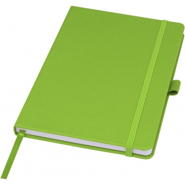 Logo trade promotional items image of: Honua A5 recycled paper notebook with recycled PET cover