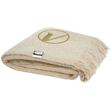 Logo trade promotional merchandise photo of: Ivy GRS certified RPET blanket