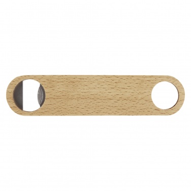 Logo trade promotional merchandise picture of: Origina wooden bottle opener